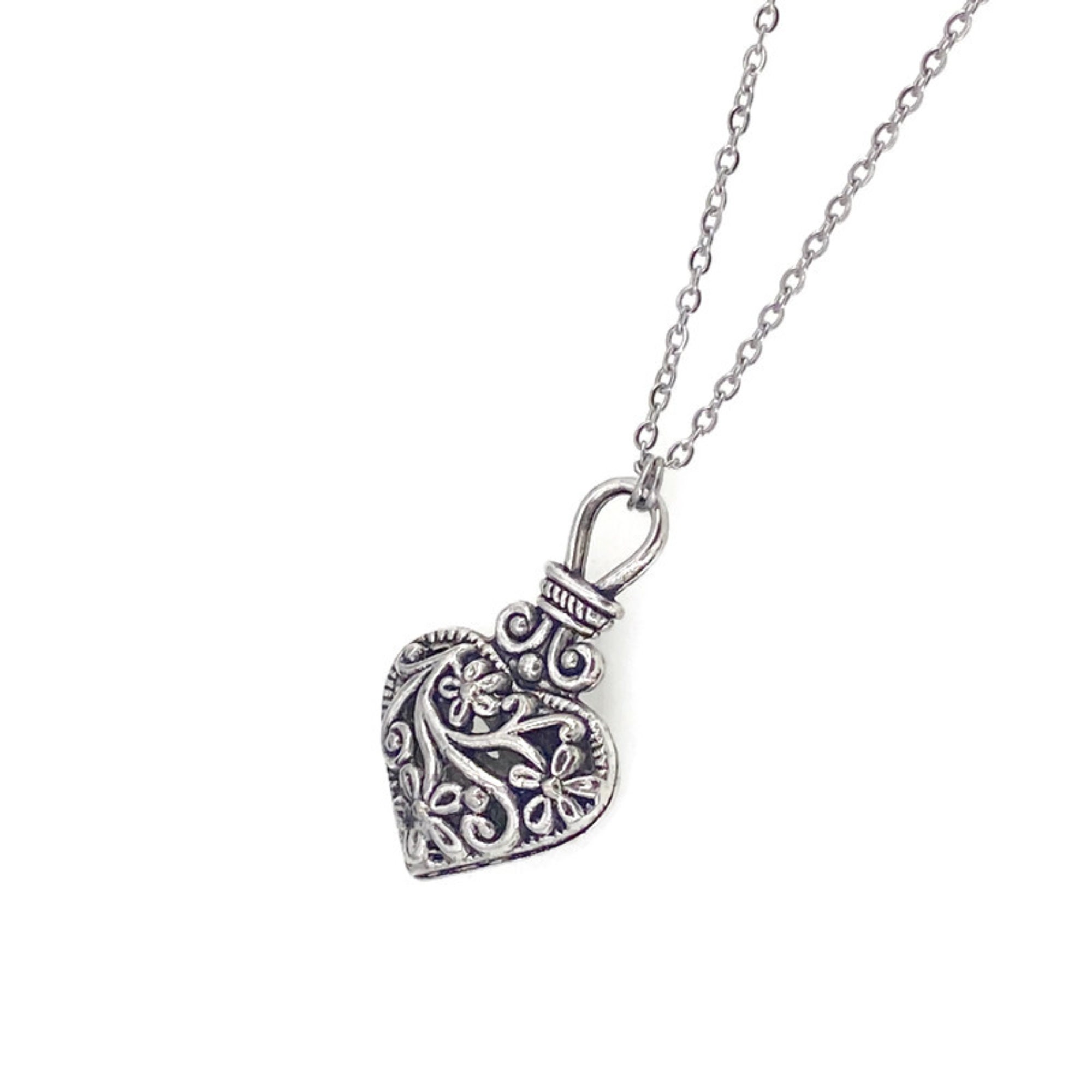 Filigree Heart Pendant Filigree Heart Necklace Heart - Etsy