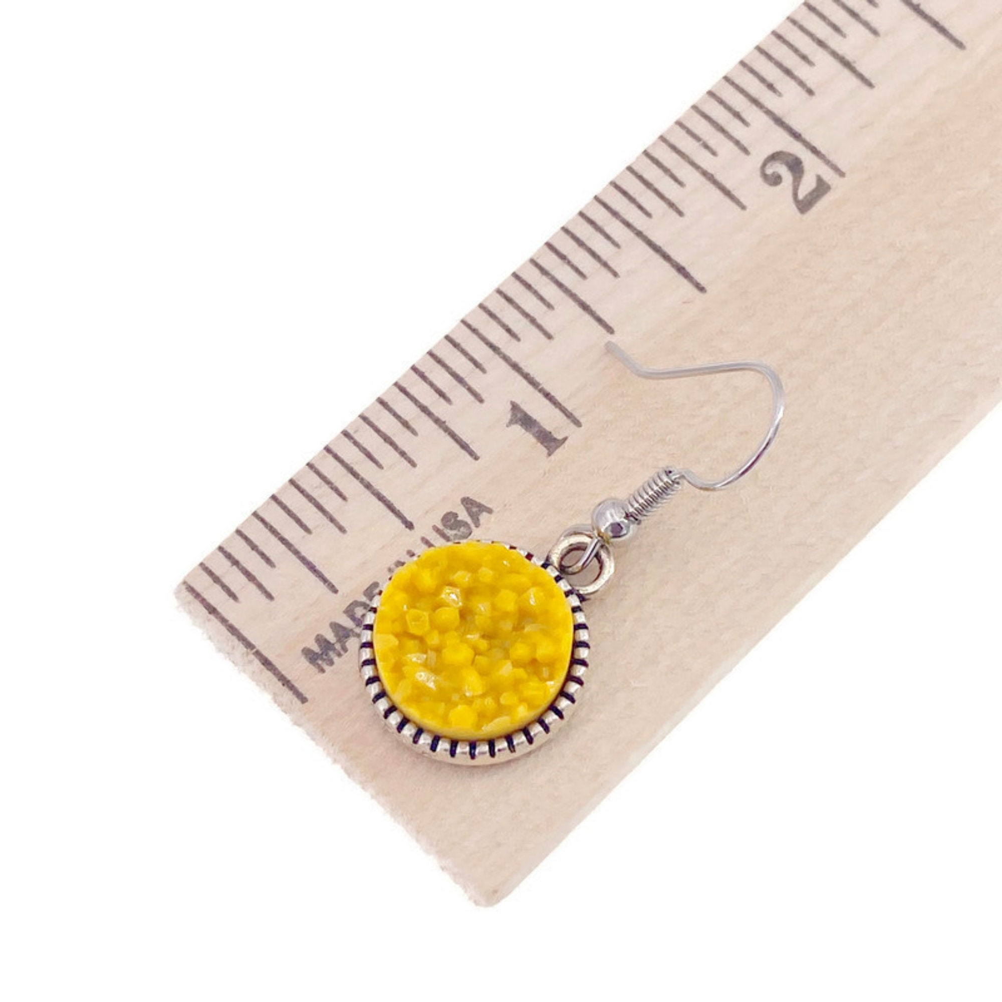 Mustard Earrings Mustard Yellow Earrings Yellow Earrings Etsy UK