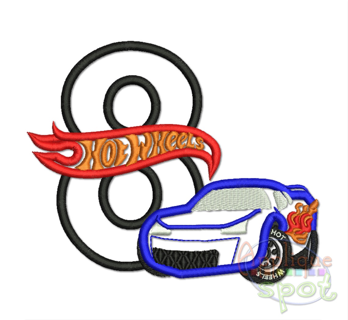 Hot Wheels Numbers Set 19 Birthday Racing Cars 7 sizes Etsy