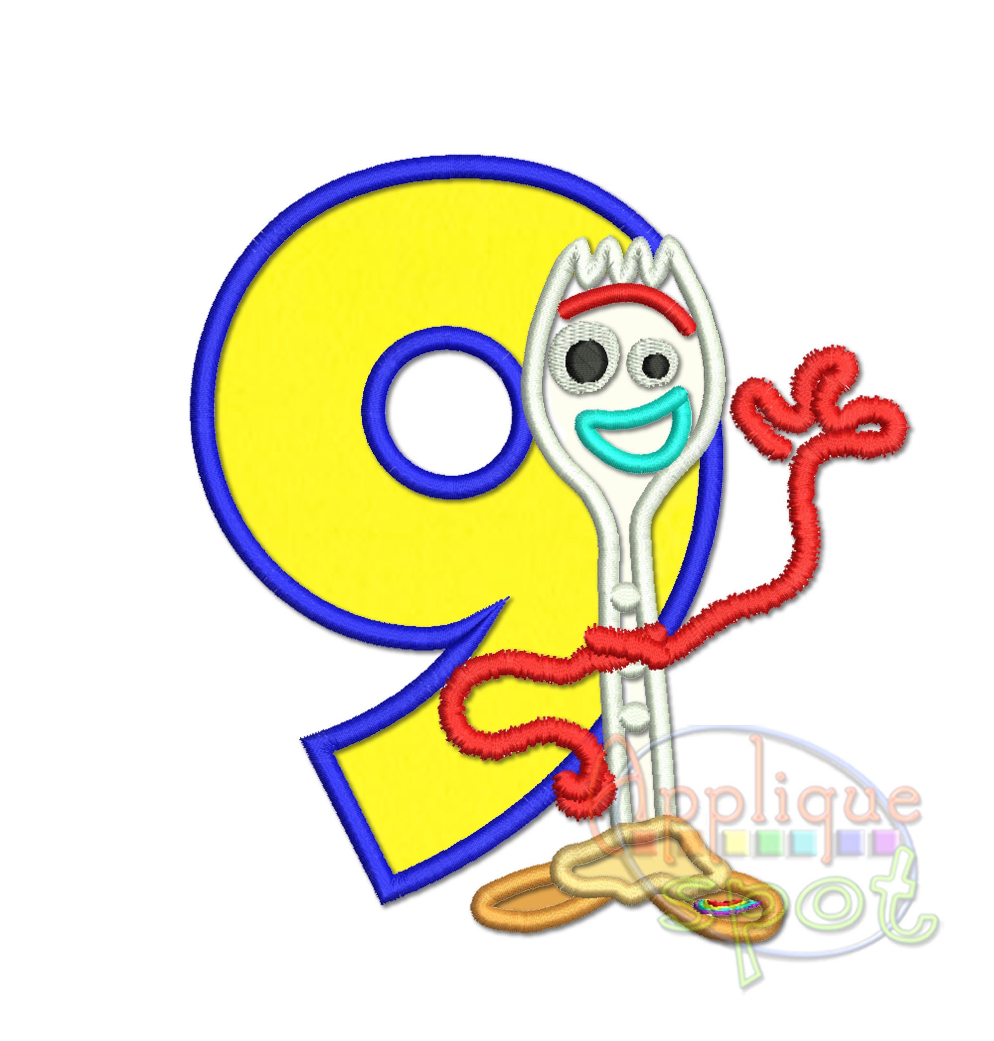 Forky Toy Story Birthday Numbers Set 19 4 sizes included Etsy