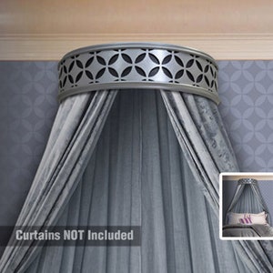 Modern Elegant Bed Crown - Handcrafted Geo-Cstar Bed Crown - Teester / Canopy