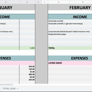 Budget Tracker Excel Template