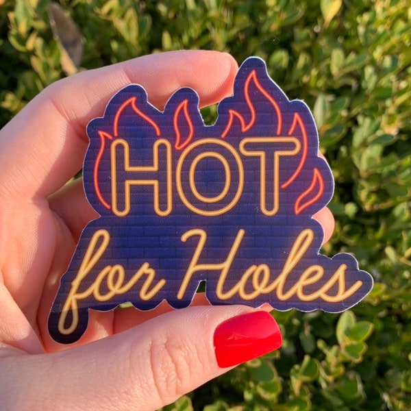Pegatina Hot for Holes basada en Paul Holes de Murder Squad (¡y menciones en MFM!)