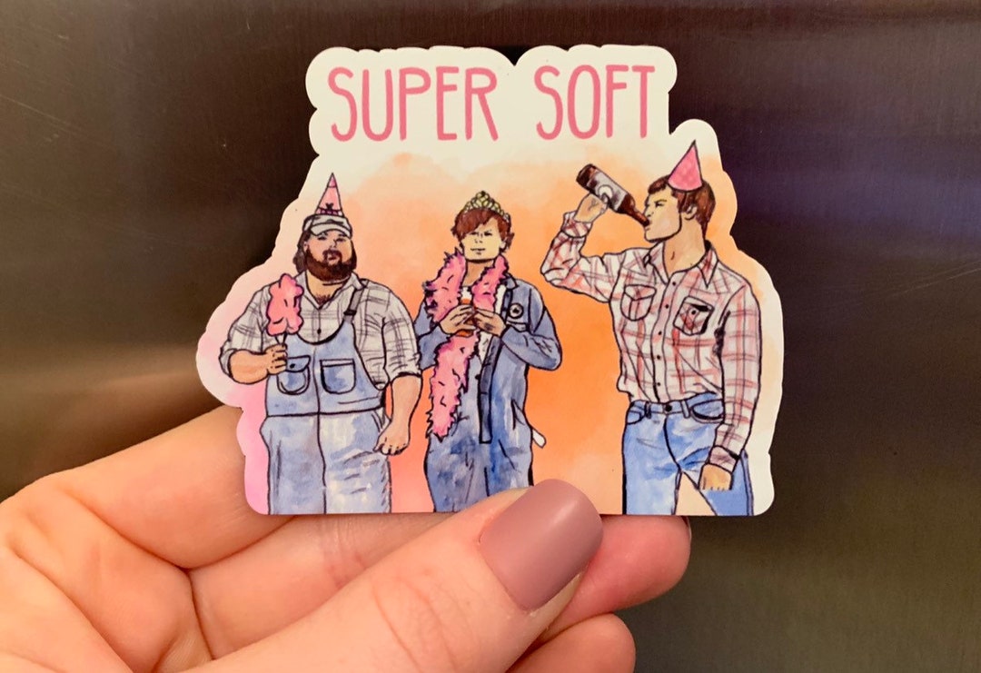 Super Soft Text Super Soft (text Version) MAGNET - Etsy