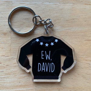 Ew, David Sweater Keychain