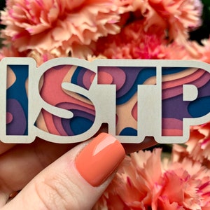 ISTP-klistermärke | Myers-Briggs personlighetstest | Vattentätt klistermärke
