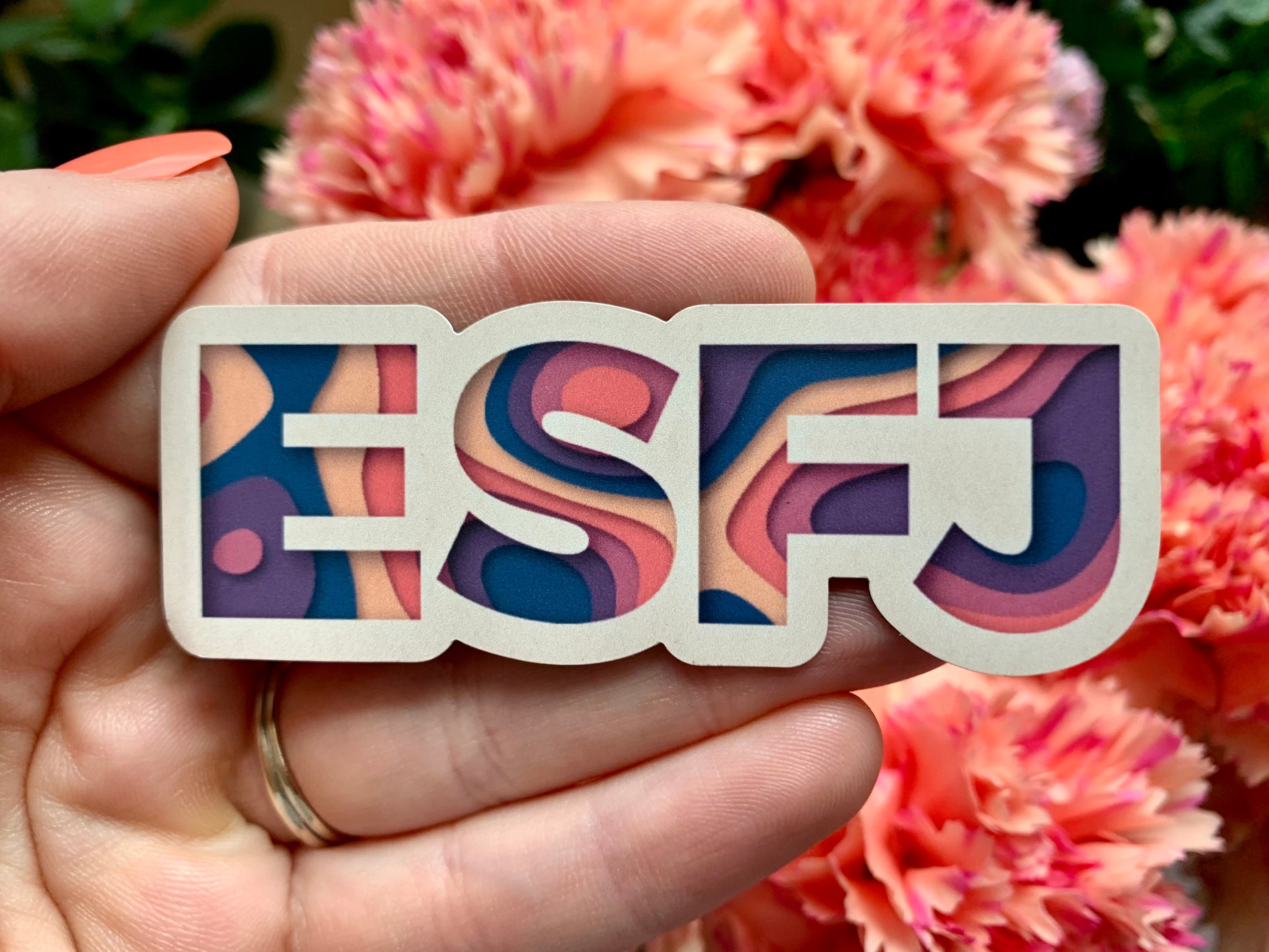 big esfj energy Sticker for Sale by mileyyoung