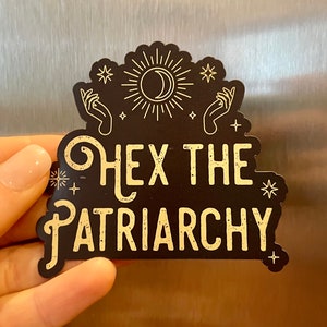 Hex the Patriarchy MAGNET - Witchy | Feminist Art - Magnet