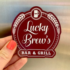 Lucky Brew's Bar & Grill MAGNET