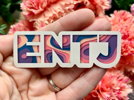 Entj Sticker Myers Briggs Personality Test Waterproof Etsy