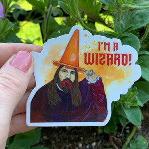 Nandor the Relentless I’m a Wizard Quote Sticker