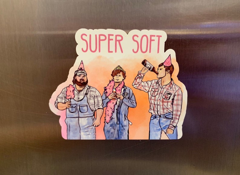 Super Soft Text Super Soft (text Version) MAGNET - Etsy