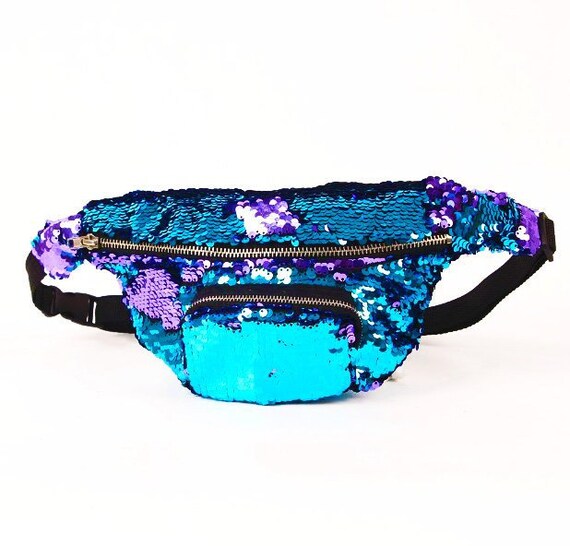 sequins fanny pack