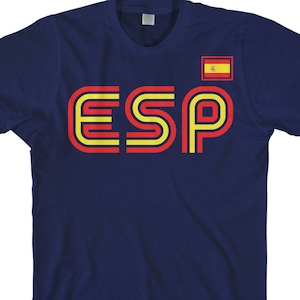 Spain Athletic Retro Series Men&#39;s Long Sleeve T-Shirt - Short Sleeve T-Shirt - Tank Top