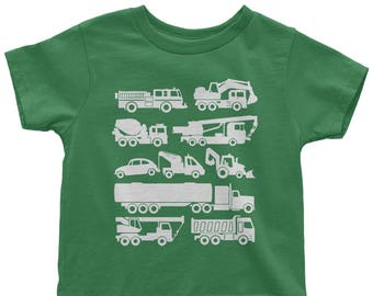 Trucks Unisex Kids&#39; Toddler T-shirt