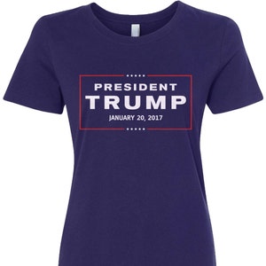 President Trump 2017 Inauguration Women&#39;s Fitted T-Shirt - TA_00389