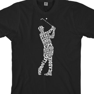 Men's Golf Player Typography Men's Long Sleeve T-Shirt Short Sleeve T-Shirt Tank Top image 1