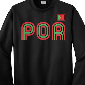 Portugal Athletic Retro Series Unisex Adult Crew Neck Sweatshirt Or Pullover Hoodie