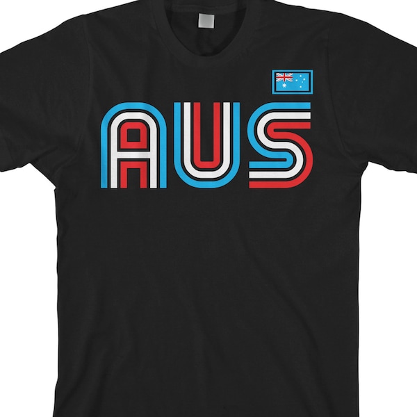 Australia Athletic Retro Series Men's Long Sleeve T-Shirt - Short Sleeve T-Shirt - Tank Top