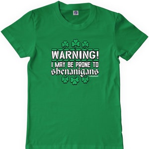Warning I May Be Prone to Shenanigans Unisex Kids&#39; Youth T-shirt