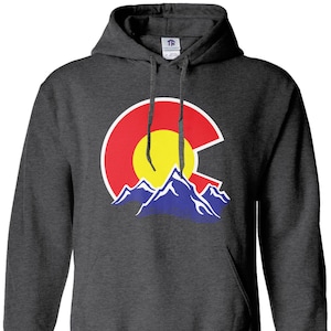 Colorado Mountain Hoodie Sweatshirt