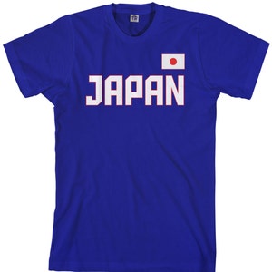 Japan National Team Men's T-shirt Japanese Soccer Tokyo Football ...