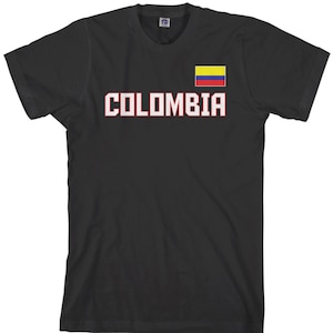 Colombia National Team Men&#39;s T-shirt Colombian Republic Flag Bogota Soccer South America Football - TA_00270