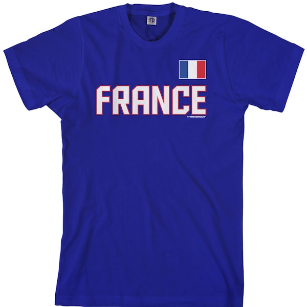 France National Team Men's T-shirt French Republic Riviera Flag Eiffel Tower Paris Europe Fashion - TA_00220