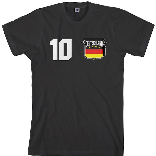 Team Deutschland Soccer Men's T-shirt German Berlin National Flag European Munich Football Frankfurt Hamburg Germany League - TA_00340
