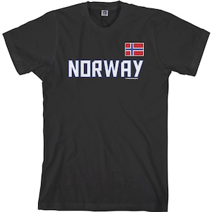 Norway National Team Men's T-shirt Scandinavia Oslo Fjords Norwegian Flag TA_00216 image 2