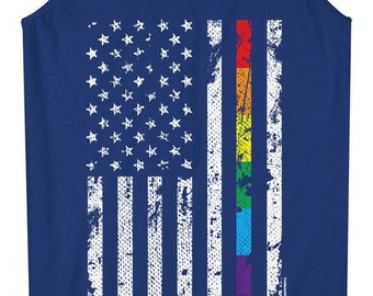 Occhiali da sole Occhiali bandiera arcobaleno gay pride bandiera Novità a Forma di Occhiali Unisex NUOVO