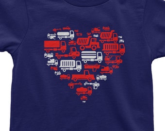 Heart of Trucks Kids' Toddler Long and Short Sleeve T-shirt