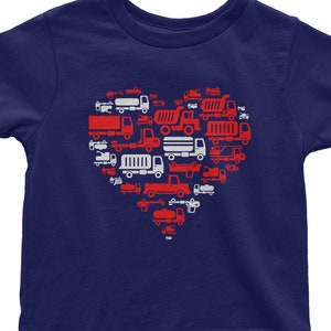 Heart of Trucks Kids&#39; Toddler Long and Short Sleeve T-shirt