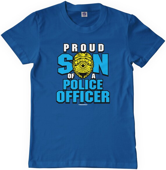 Threadrock Baby Girls Proud Daughter of a Police Officer Infant Bodysuit Dad Cop