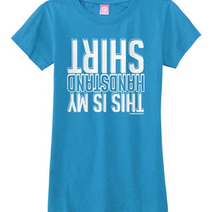 This Is My Handstand Shirt Girls' Fitted T-Shirt or Youth image 4
