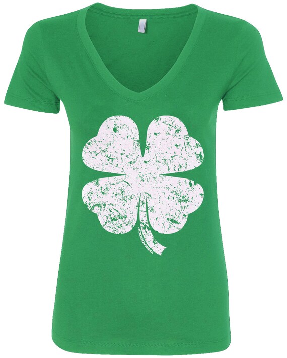 Patricks Day Irish Pride Lucky Charm Four Leaf Clover Kids Youth T-Shirt Tee St