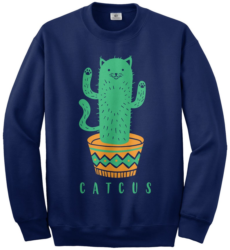 Catcus Cat Cactus Plant Unisex Youth Sweatshirt