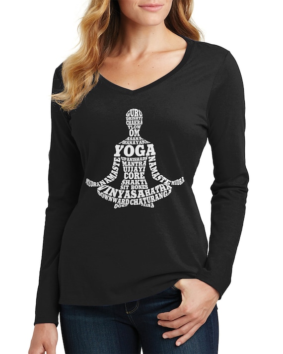 Long yoga t shirts sale