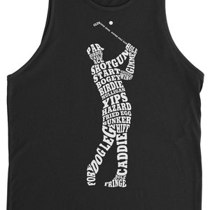 Men's Golf Player Typography Men's Long Sleeve T-Shirt Short Sleeve T-Shirt Tank Top image 5