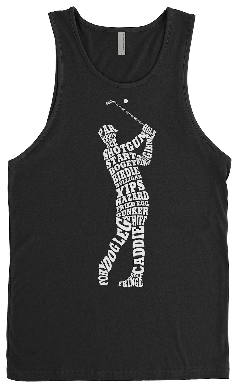 Men's Golf Player Typography Men's Long Sleeve T-Shirt Short Sleeve T-Shirt Tank Top image 5