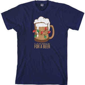 Most Wonderful Time For A Beer Men's Long Sleeve T-Shirt Short Sleeve T-Shirt Tank Top Funny Drinking Shirt image 8