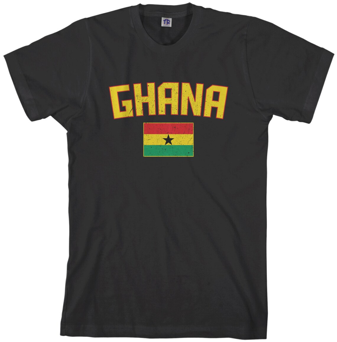 Ghana Flag Men's Tshirt Ghanaian National Team West Etsy