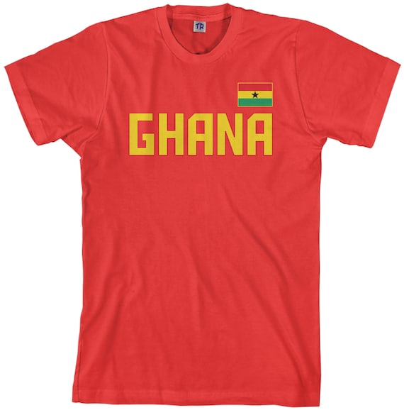 Ghana National Team Men's T-shirt Ghanaian Flag West - Etsy