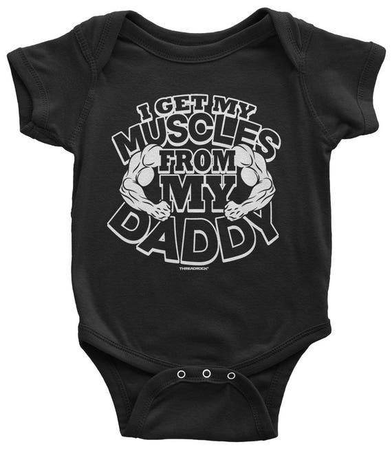 Ich Bekomme Meine Muskeln Von Papa Unisex Baby Kleinkind Etsy