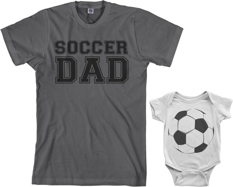 Soccer Dad And Soccer Ball Dad and Son or Daughter Matching | Etsy