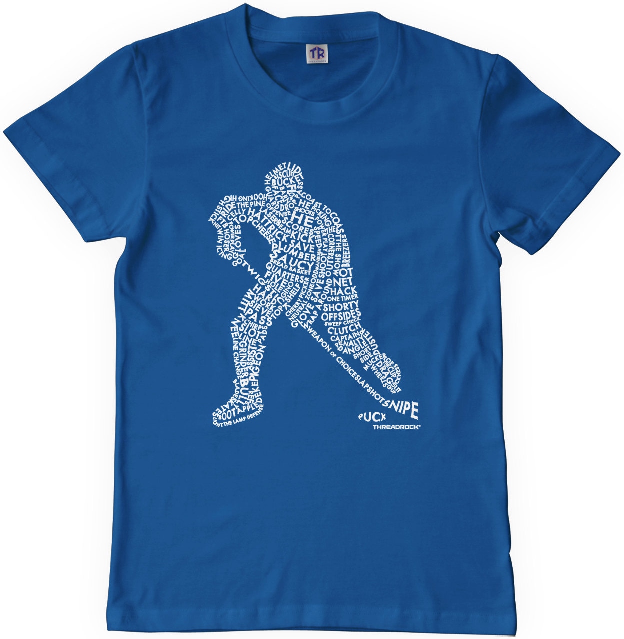 Hockey Player Typography Unisex Kids' Youth T-shirt - Etsy