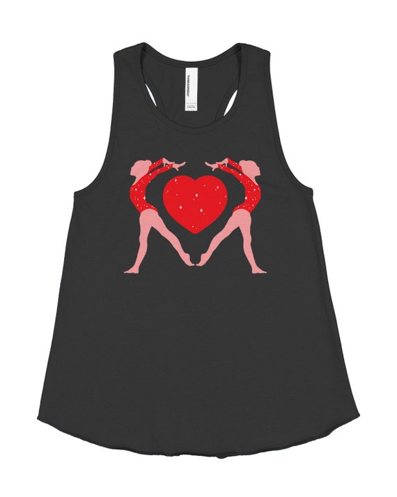 Threadrock Women's Eat Sleep Gymnastics Repeat Racerback Tank Top Gymnast Flip Threadrock Women's Eat Sleep Gymnastics Repeat Racerback Tank Top Gymnast Flip