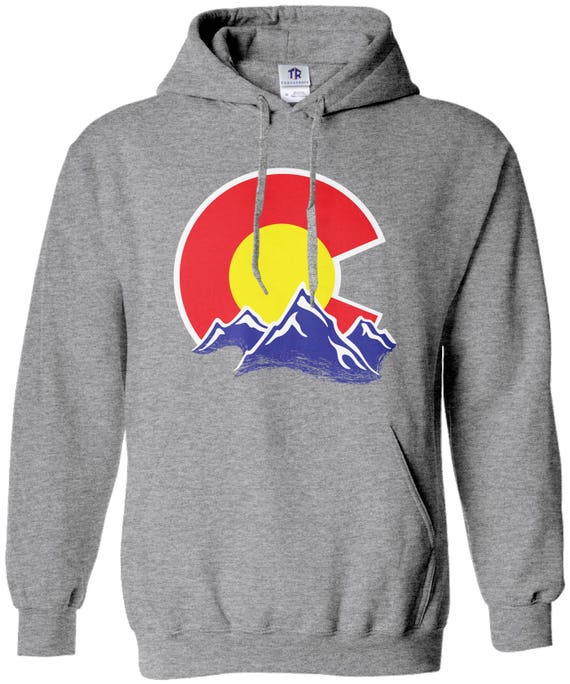 Buffalo Colorado Flag Youth Hoodie Sweatshirt Denver State Animal Pride