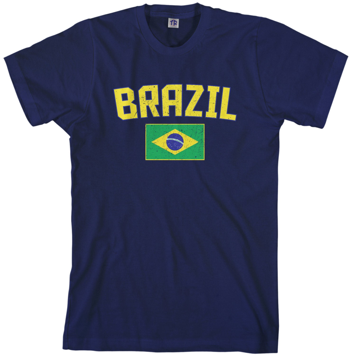 Men's Brazil T-Shirt Sauf Funny Football Name Bierinho T-Shirt