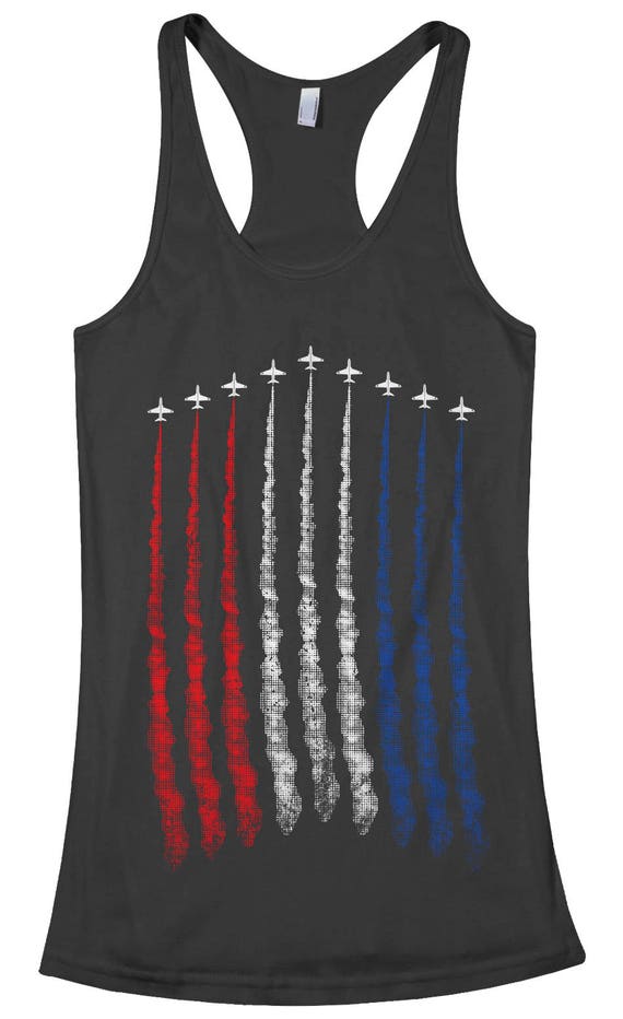 Red White Blue Air Force Flyover Proud American Independence Red White Blue Air Force Flyover Proud American Independence